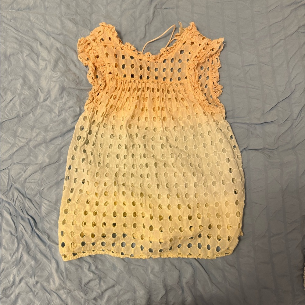 Elegant Ombré Lace Blouse